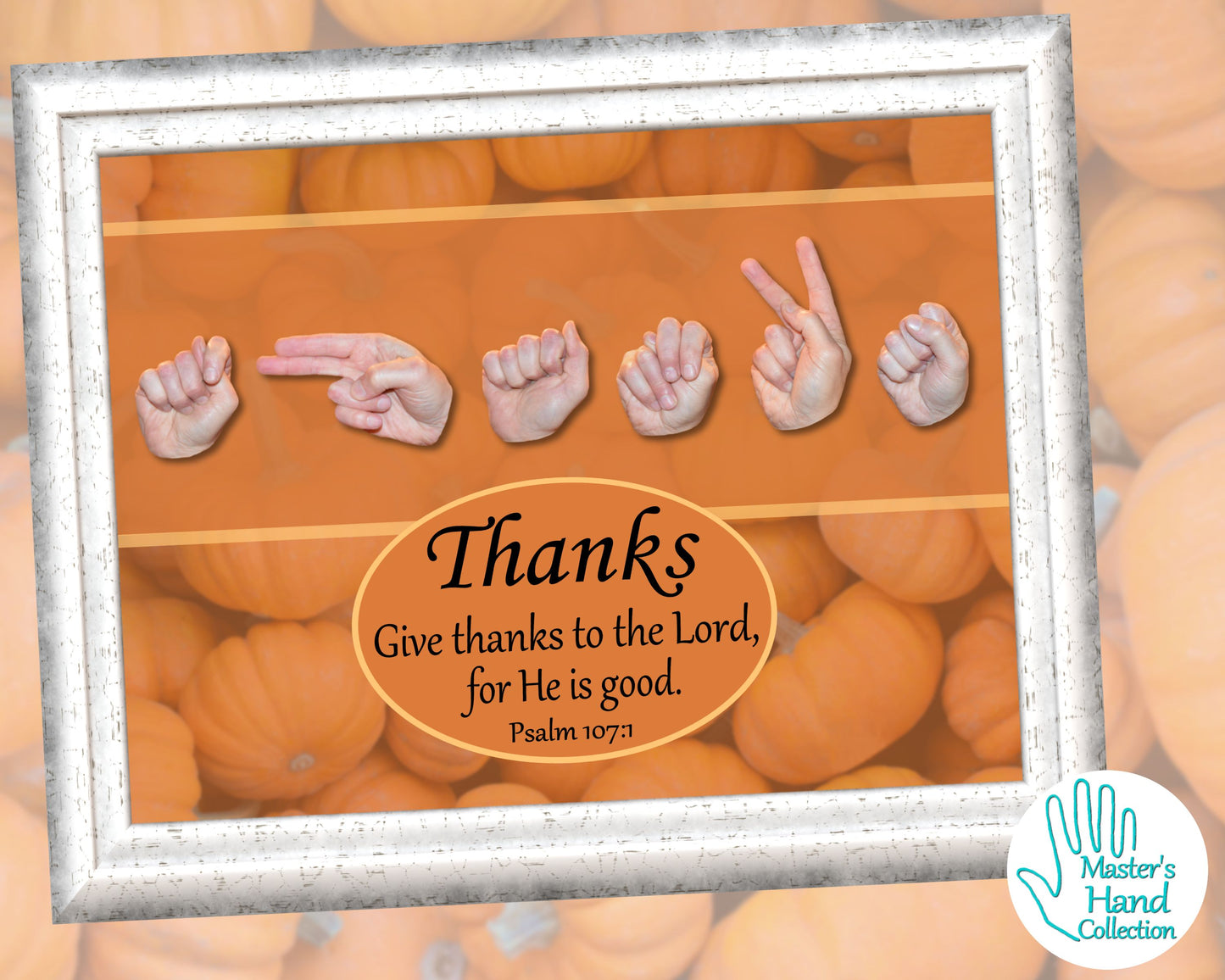 Give Thanks Printable Bible Verse Wall Art