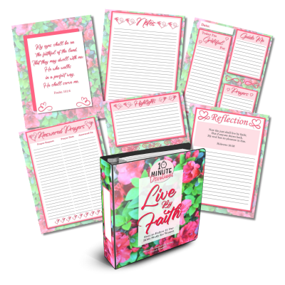 10 Minute Devotions Live By Faith Bible Study for Women