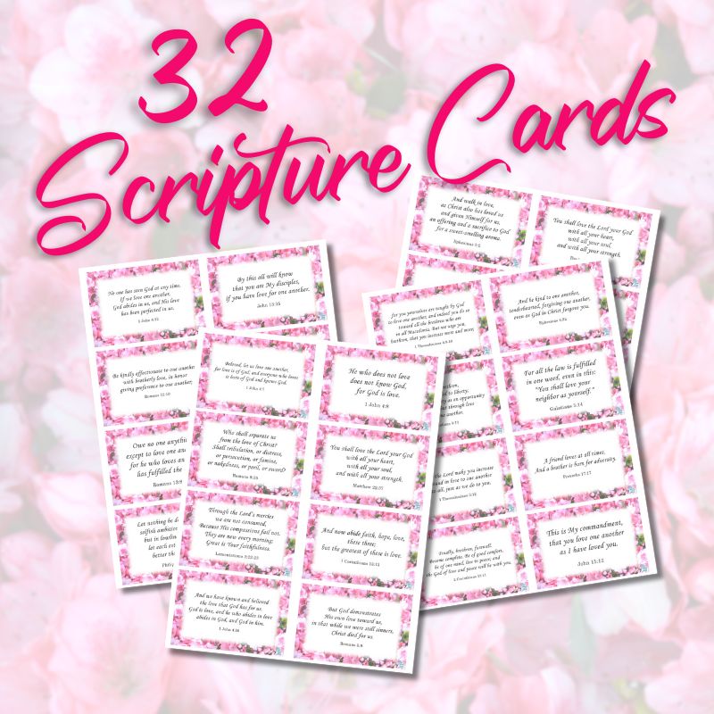 Love One Another Printable Bible Verse Cards