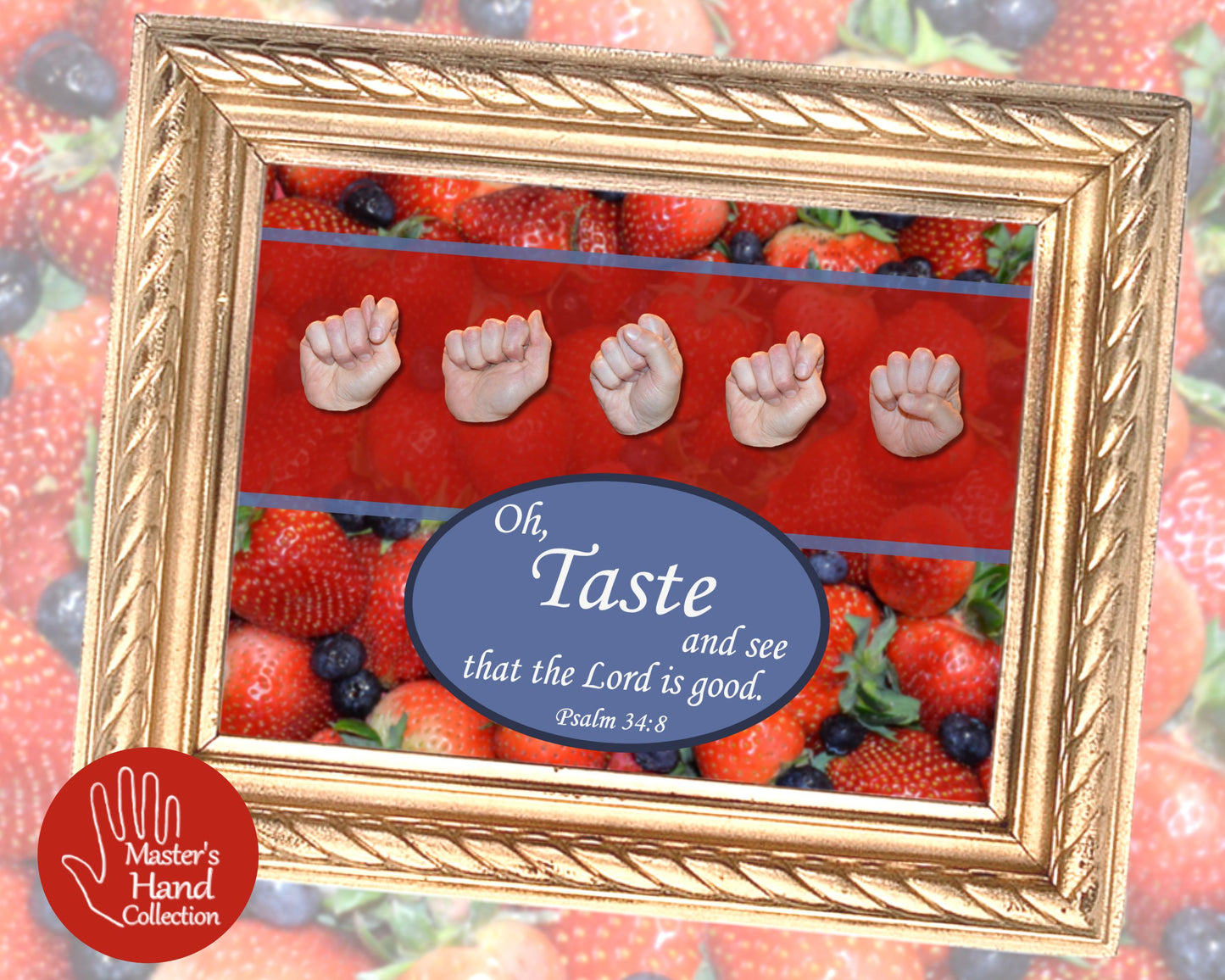 Taste and See Printable Bible Verse Wall Art