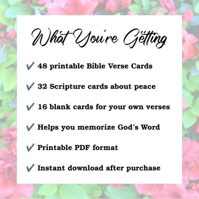 Live By Faith Printable Bible Verse Cards