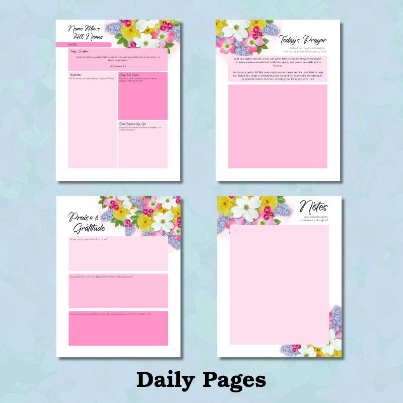 Daily Prayer Journal for Women