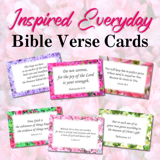 Encouraging Printable Bible Verse Cards