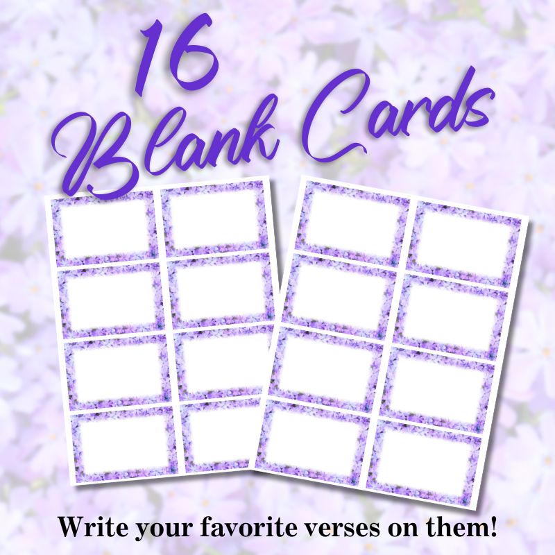God of Hope Printable Bible Verse Cards