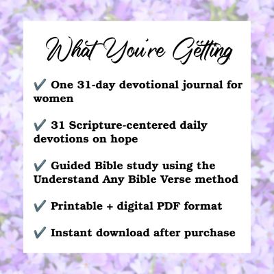 God of Hope Devotional for Women