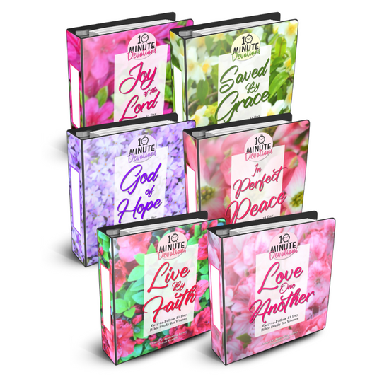 10 Minute Devotions: Inspired Everyday Collection 6 Easy- to- Follow 31 Day Bible Studies for Women-Special Offer