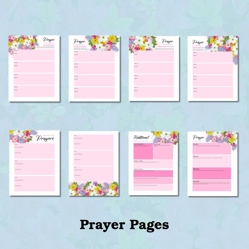 Printable Prayer Journal Pages