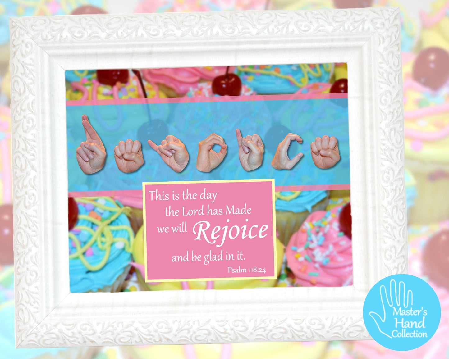 Rejoice and Be Glad Printable Bible Verse Wall Art