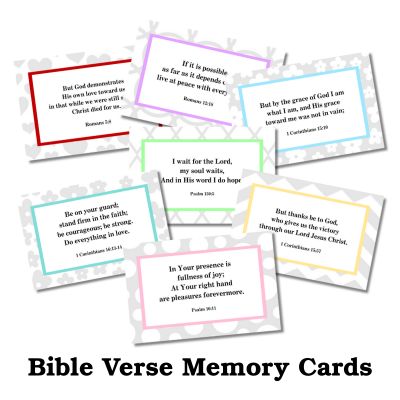 Scripture Memory Cards Printable