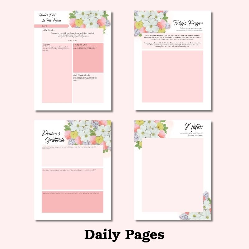 prayer journal for anxiety