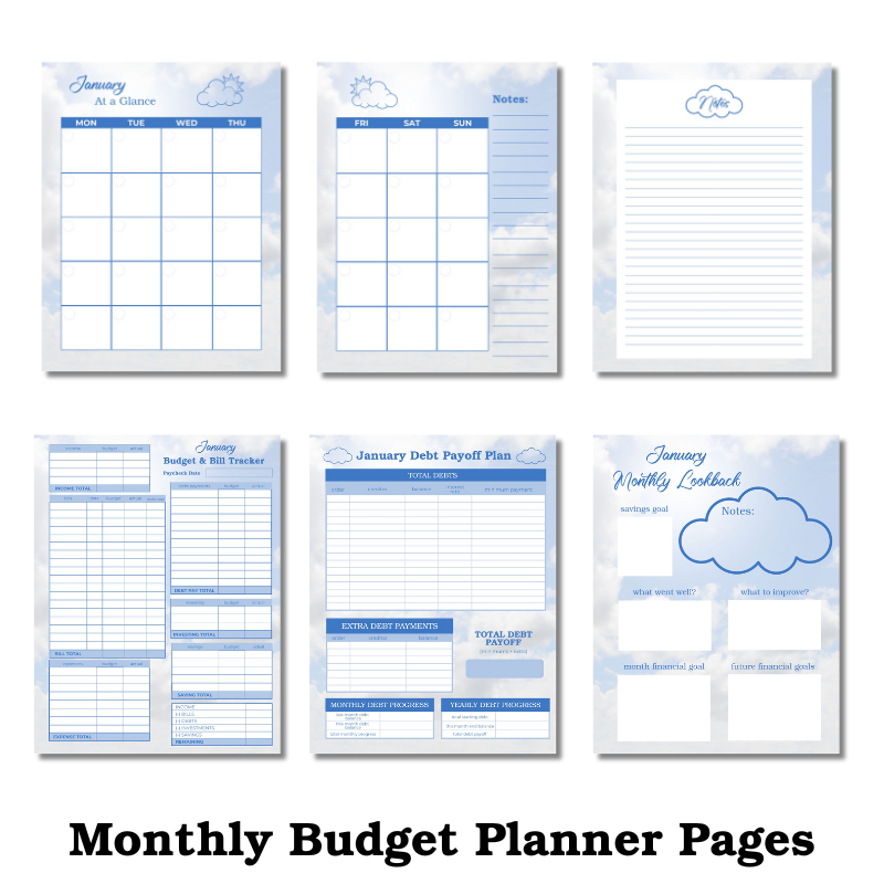 printable Christian budget planner