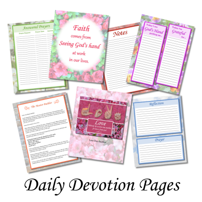 printable devotional pages